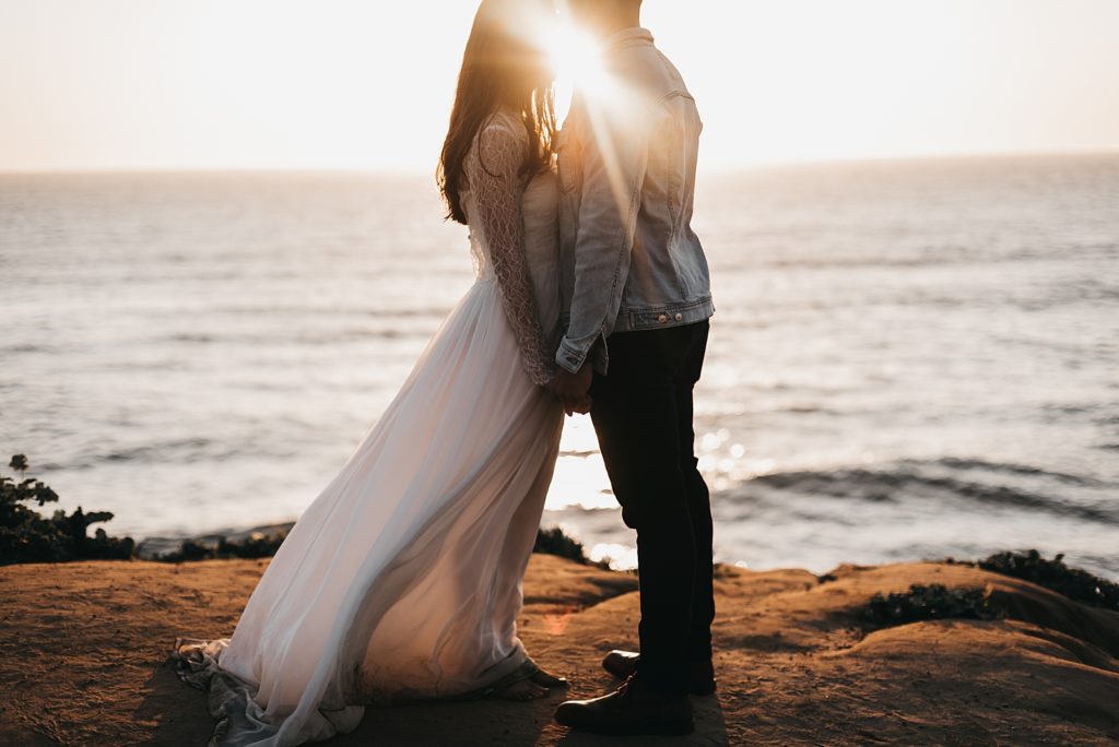 San Diego Sunset Cliffs California Engagement Session Mariah Oldacre Wedding Photographer