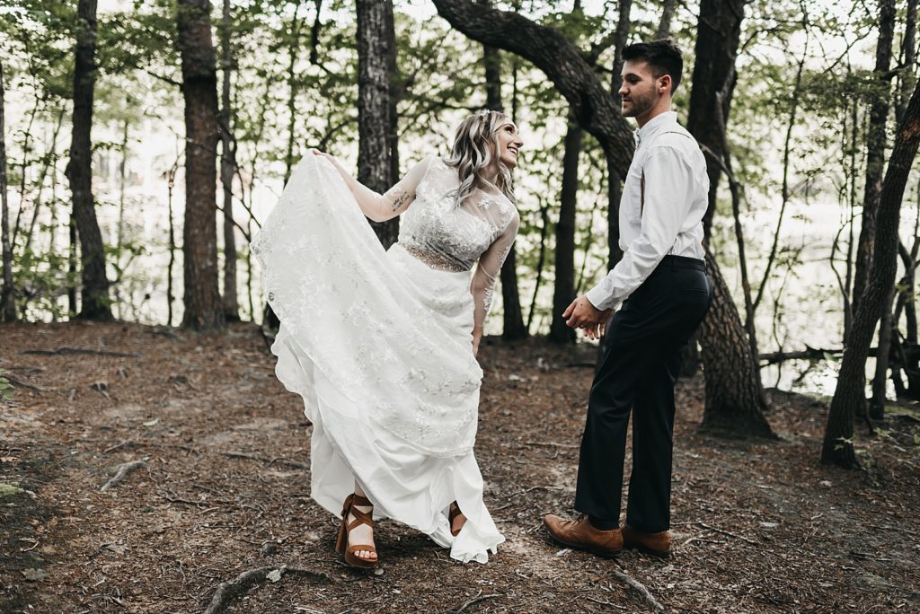 Madison County Nature Trail Elopement Huntsville Alabama Wedding Photographer Mariah Oldacre Green Mountain 