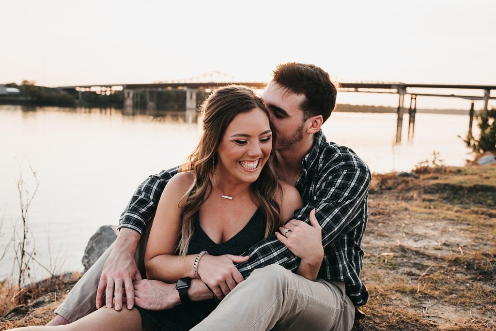 Tennessee River Engagement Session Ditto Landing Huntsville Wedding Photographer Mariah Oldacre