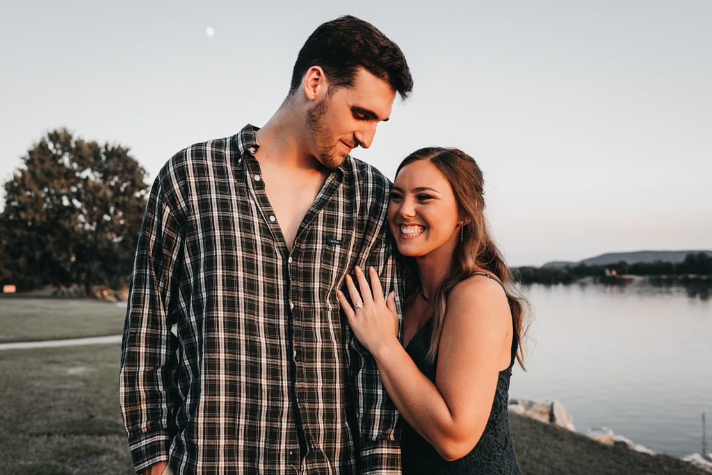 Tennessee River Engagement Session Ditto Landing Huntsville Wedding Photographer Mariah Oldacre