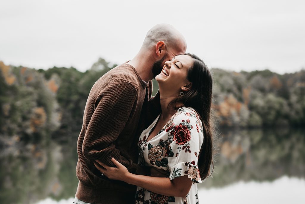 Madison County Nature Trail  Autumn Engagement Session Huntsville Wedding Photographer Mariah Oldacre