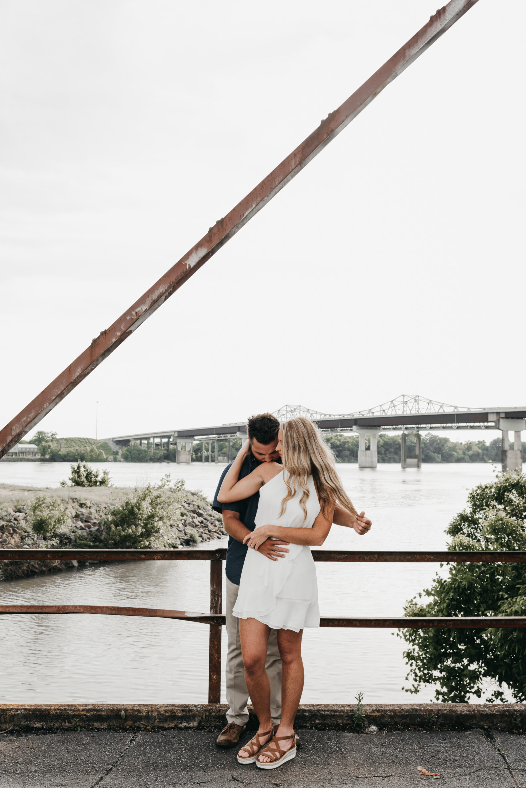 Engagement Session at Ditto Landing Huntsville AL Chloe + Trew