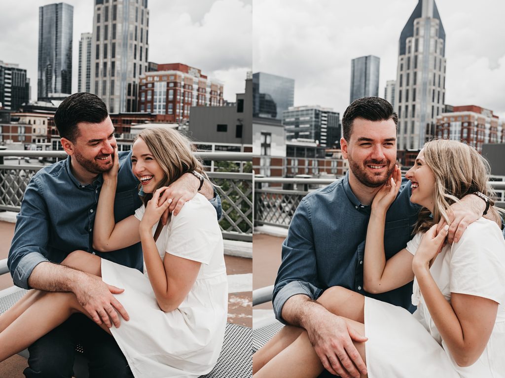 Downtown Nashville Shelby Bottoms Greenway Tennessee Engagement Session Wedding Photographer Mariah Oldacre